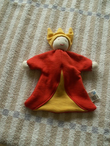 Stoffpuppe waldorf könig - stoffpuppe,