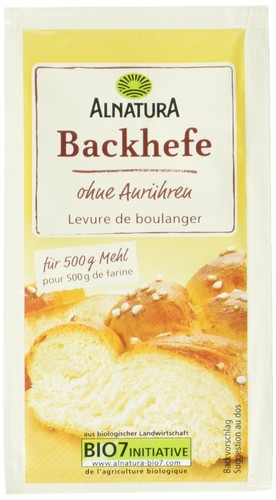 Alnatura bio backhefe - 9g,