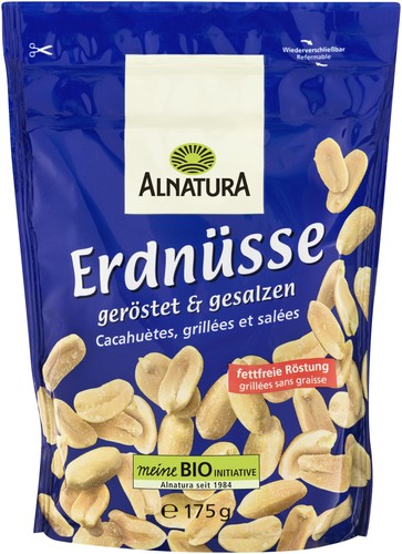 Erdnüsse geröstet gesalzen - &,